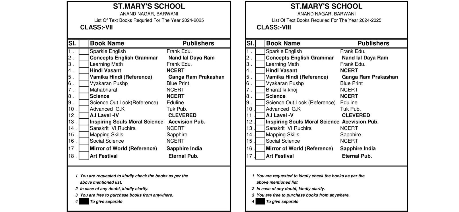 Book List